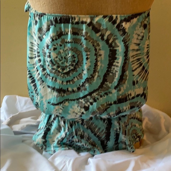 3 for $9 Summer Bundle Special Gap turquoise strapless top - Picture 4 of 5